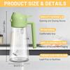 2-in-1 Glass Oil Dispenser and Sprayer Family Kitchen Air Fryer Spray Camping Barbecue Cooking Oil Sprayer 470ml Premium PP Bottle