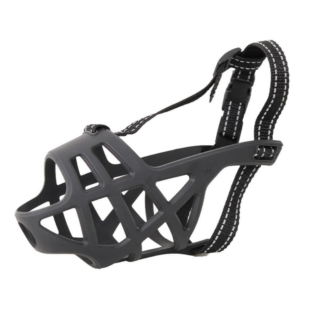 

2pcs Breathable Pet Mouth Cover Adjustable Dog Mouth Mask Pet Accessories Dog Muzzle Garden S