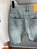 Pánske trendy voľné rovné džínsy so vsadkami na jar a jeseň