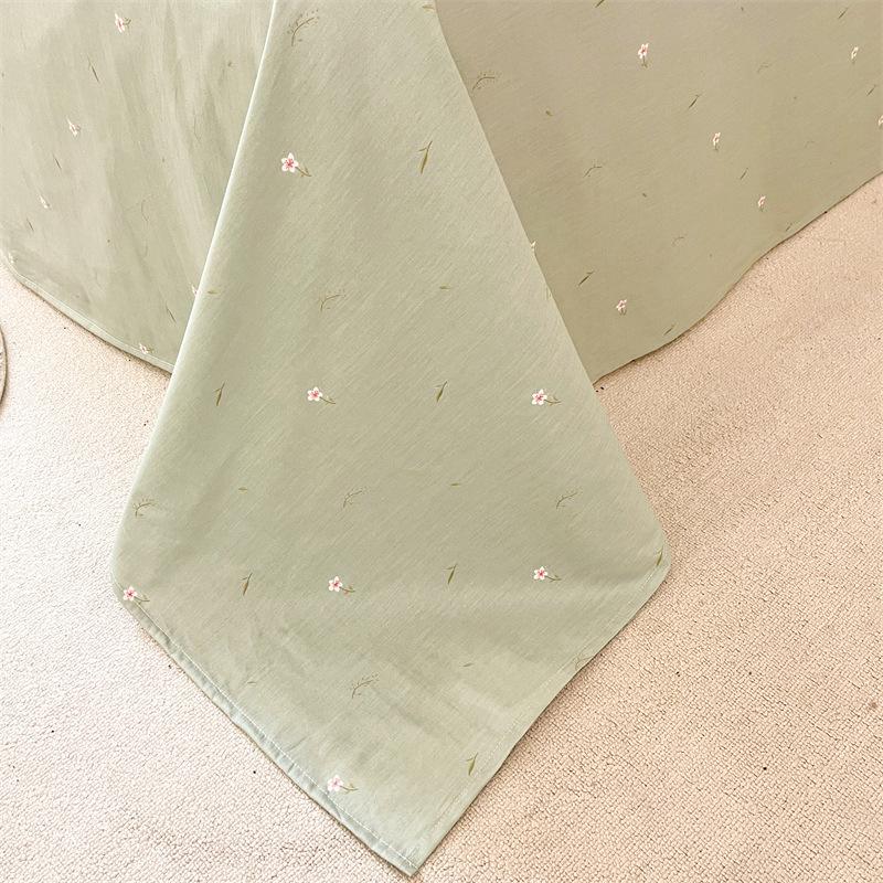 Cartoon Pure Cotton Bedding Four-piece Set, Skin-friendly, Breathable and Comfortable Bed Sheet, Quilt Cover, Pillowcase Set