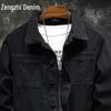 Zengzhi Men's Casual Denim Jacket