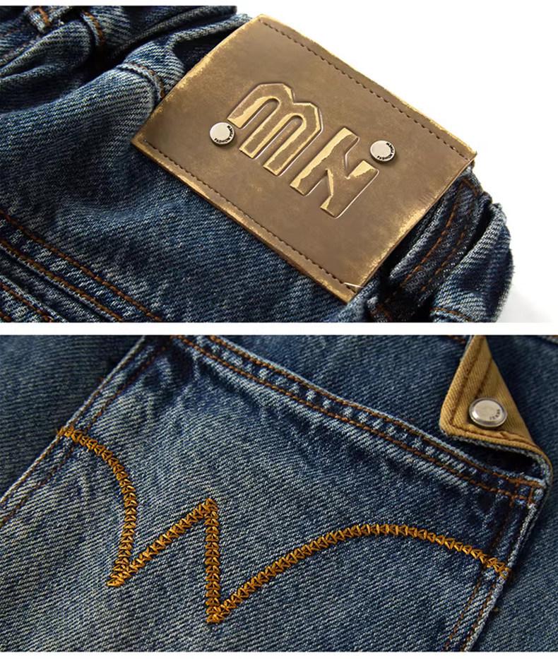 Jungen locker gerade geschnittene Jeans - Frühjahr 2026 Koreanischer Stil für mittelgroße und große Kinder