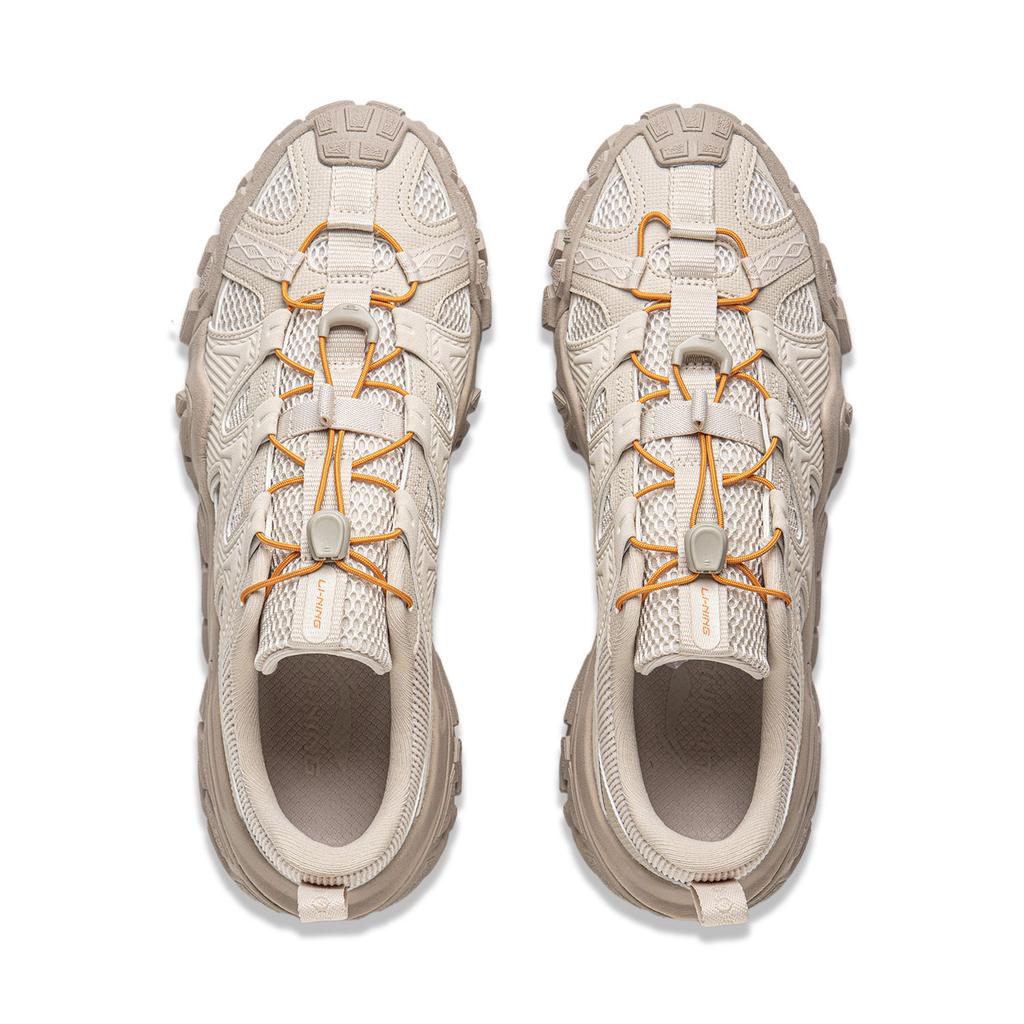 Li Ning Sand Dune River Trekking Shoes Men's Greige AGCV119-4