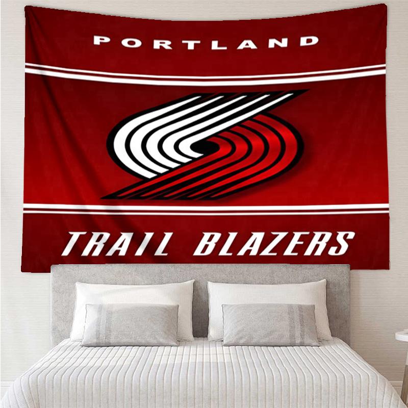 Portland Blazers Artwork Quick-Dry Tapestry Hanging for Bedroom,Livingroom, Playroom,Decor Art Room Wall Tapestry Holiday and Birthday Gifts