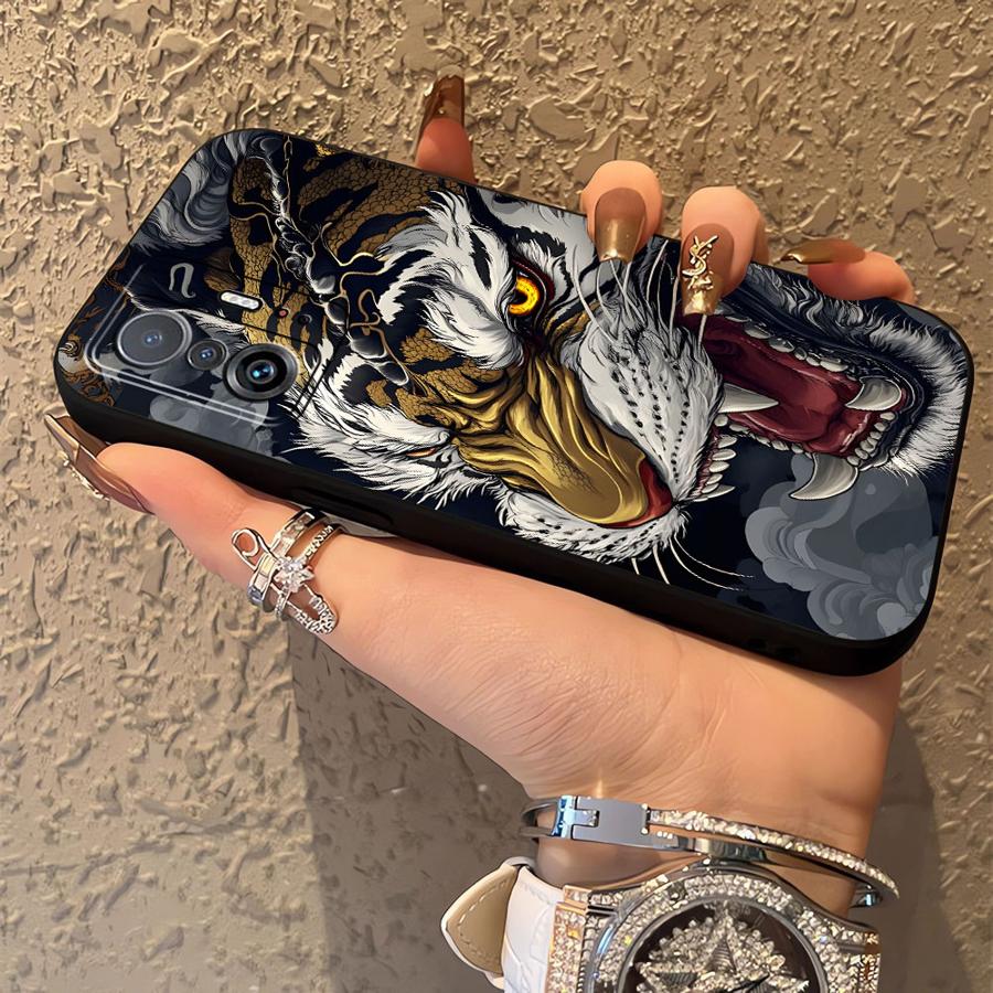 Funda Phone Cover Case for Xiaomi Mi 14 11 12X 10T 13 Lite 12T Pro 12 15 Pro 11T Cool Tiger