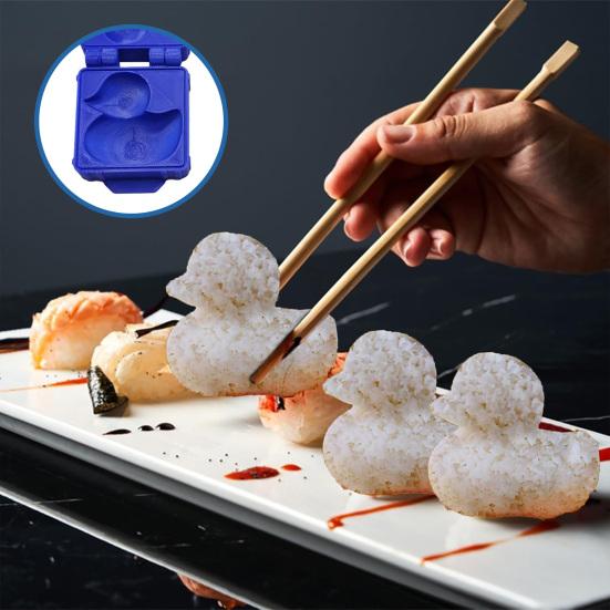 Rice Mold Duck Shape Non-Stick Sushi Mold Kids Adults DIY Versatile Rice Shaper Rice Ball Maker