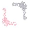 Flower Corner Cutting Die DIY Scrapbooking Po Album Decor Embossing Stencil