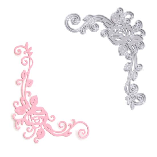 

Кутовий ніж для вирубки квітів DIY Скрапбукінг Декор для фотоальбому Тиснення Трафарет