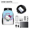 Kitties Kitten Backpack for Women Men School College Student Bookbag Fits 15 Inch Laptop Cat Anime Bags