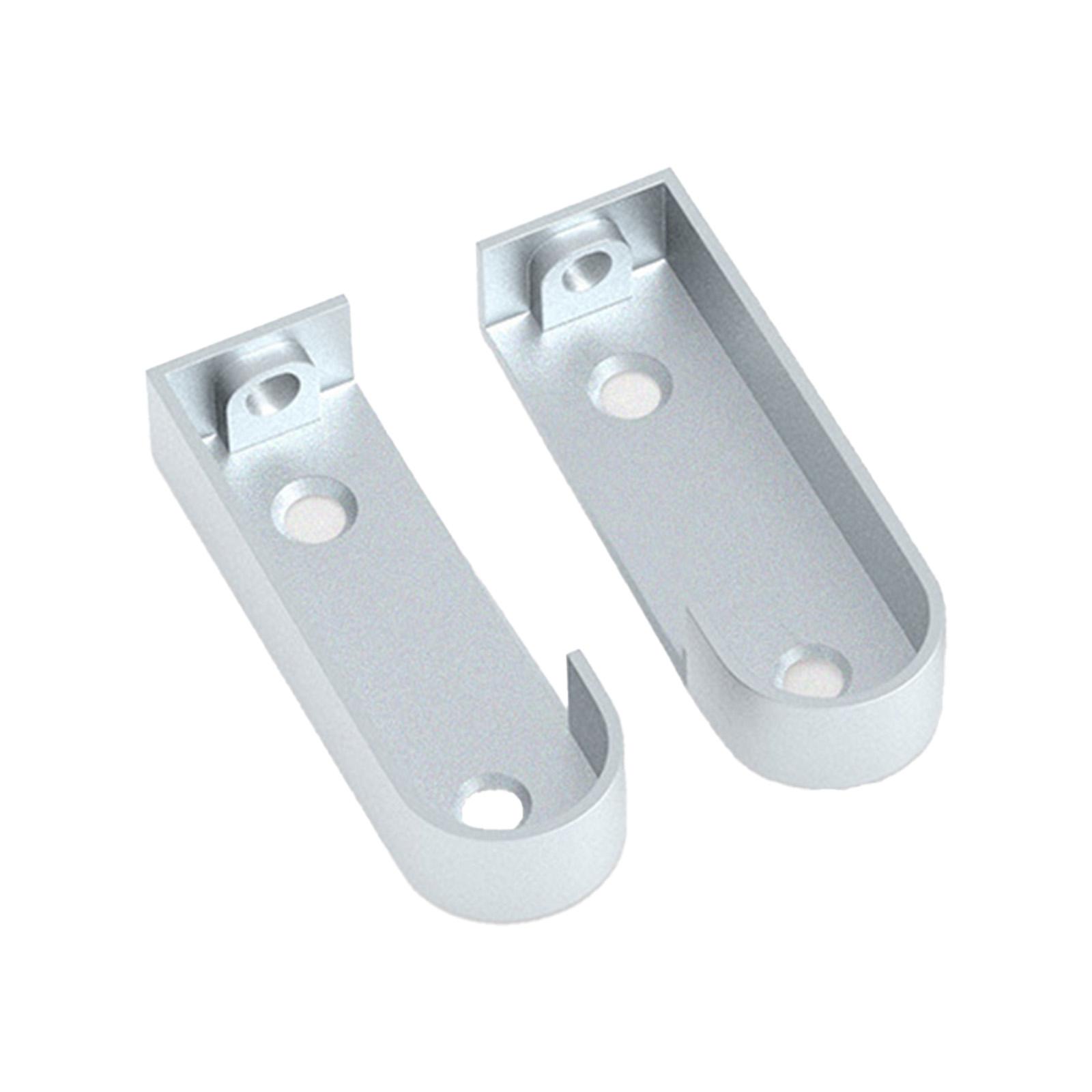 

Портативный прочный фланцевый держатель для штанги для шкафа и карниза для штор, простая установка в спальне или в магазине C