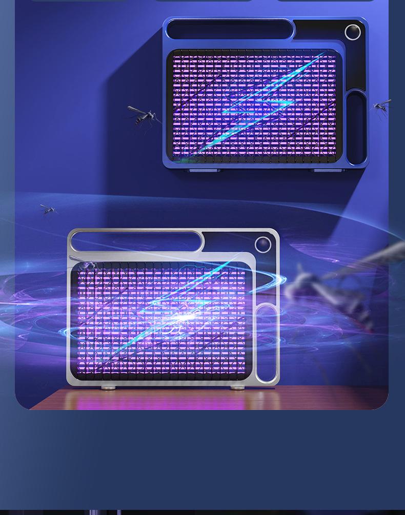 Wall-Mounted Electric Mosquito Killer Lamp with Outdoor Charging