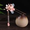 Ancient Flower Hairpin Chinese Style Flower Tassel Hair Stick Light Luxury Jewelry Hair Accessories Girls Trendy Headwears