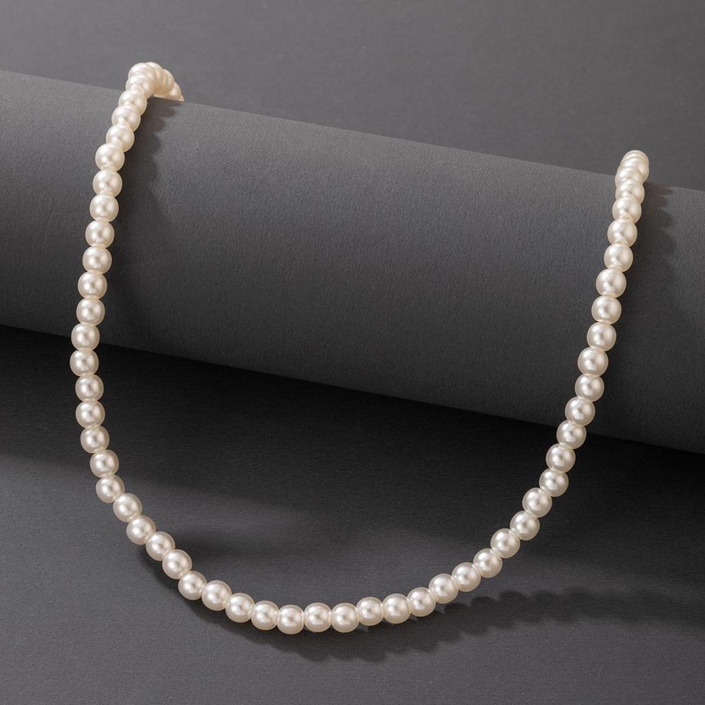 Elegant Pearl Stone Choker Chain Necklace for Women Felame Collarbone Pearl Necklace Jewelry