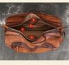 Genuine Leather Travel Bags for Men Women Large Capacity Handbags Vintage Design Shoulder Bag GZW