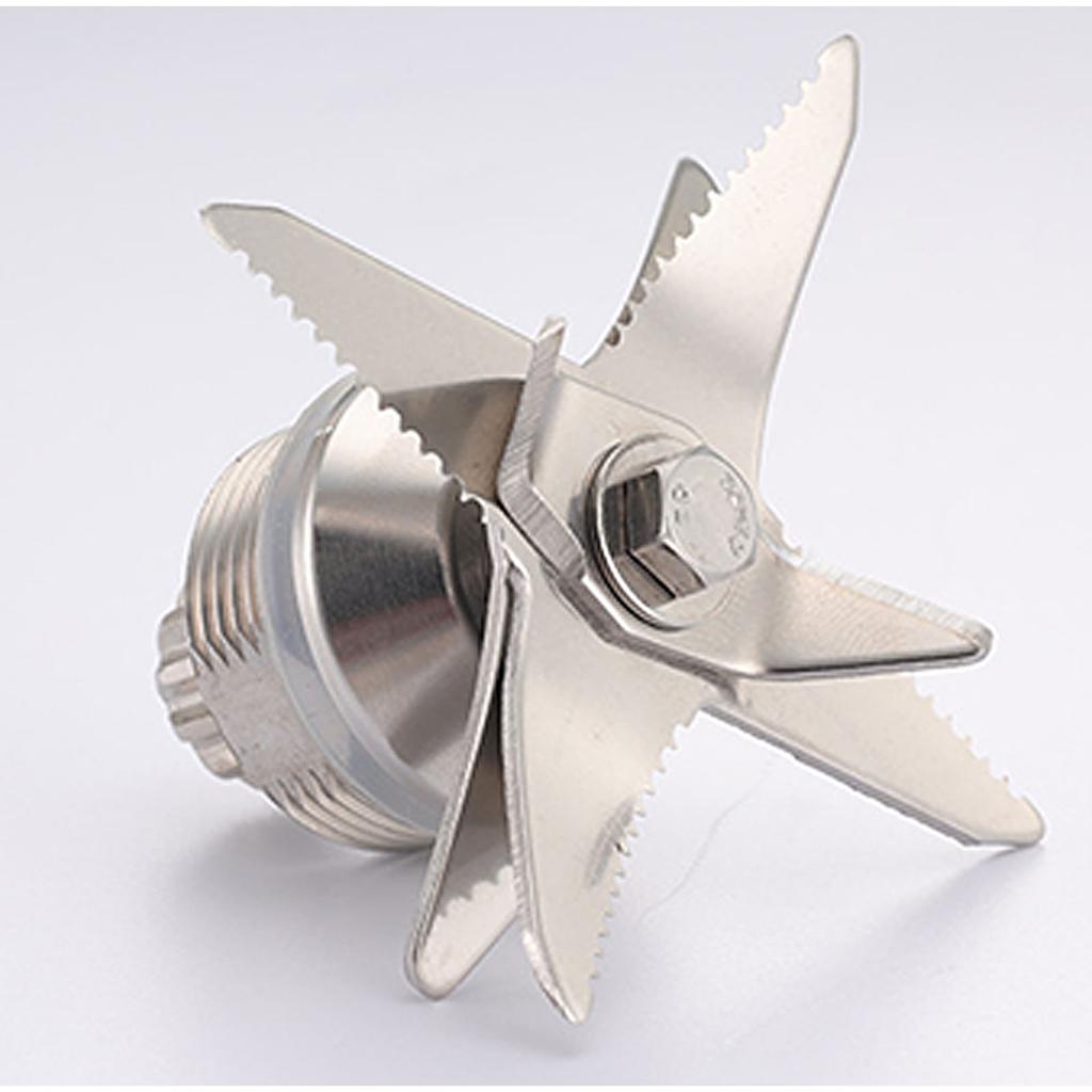 8 Blade Blender Replacement Stainless Steel Blades Smooth Blending Use Spare Part Metal Texture for Multiple Models