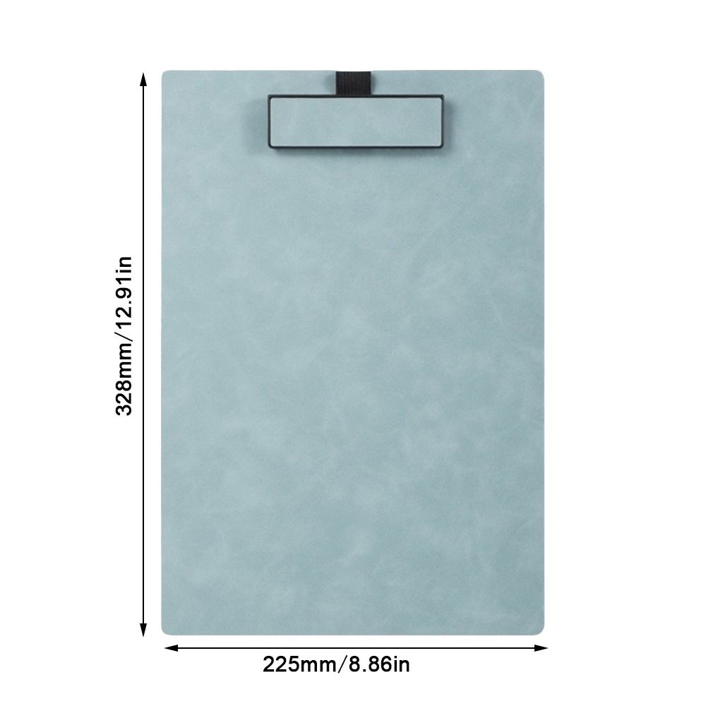 1Pc PU Leather A4 Clipboard Hard Document Folder Portable Paper Clip Board  Conference
