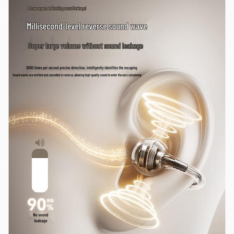 Saina Z60S AI Clip-On Open-Ear Bone Conduction Earbuds