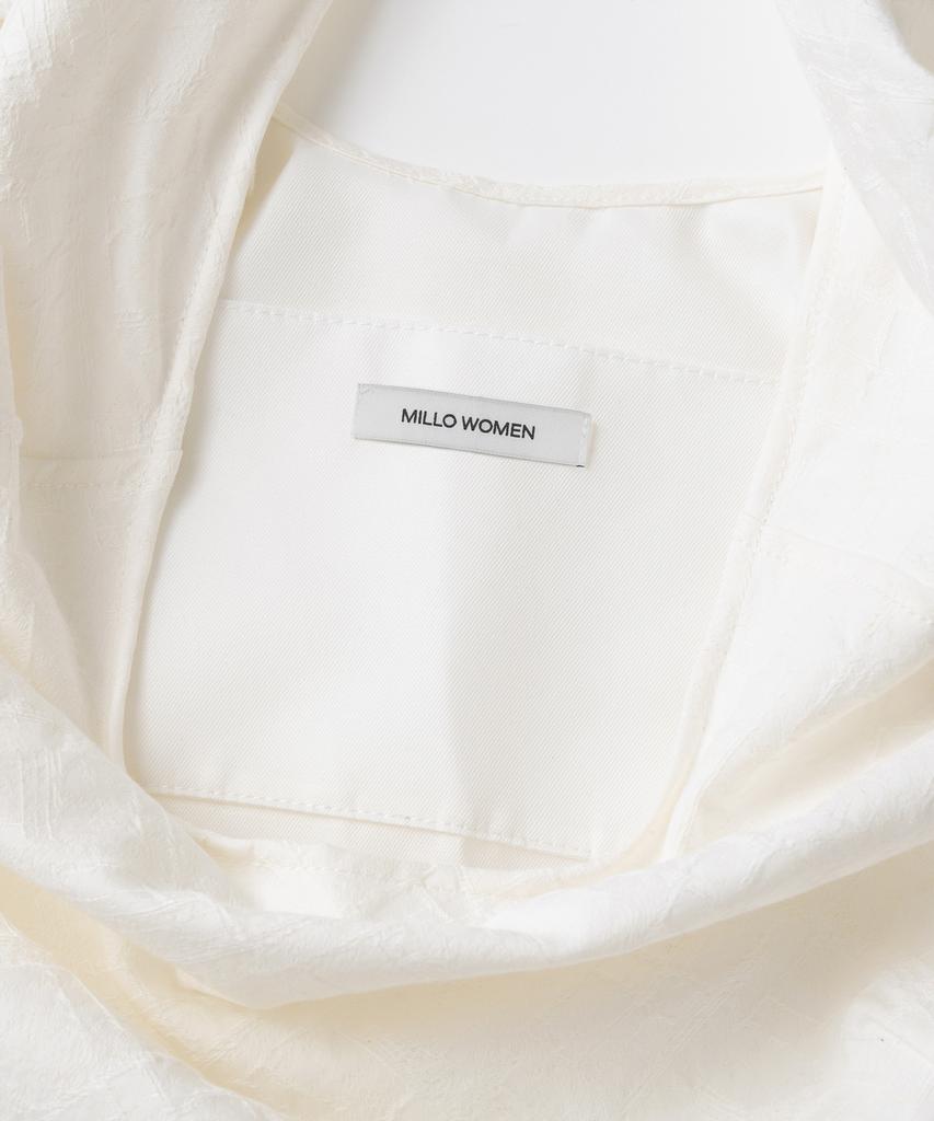 Millo Women Jacquard Round Bag [White]