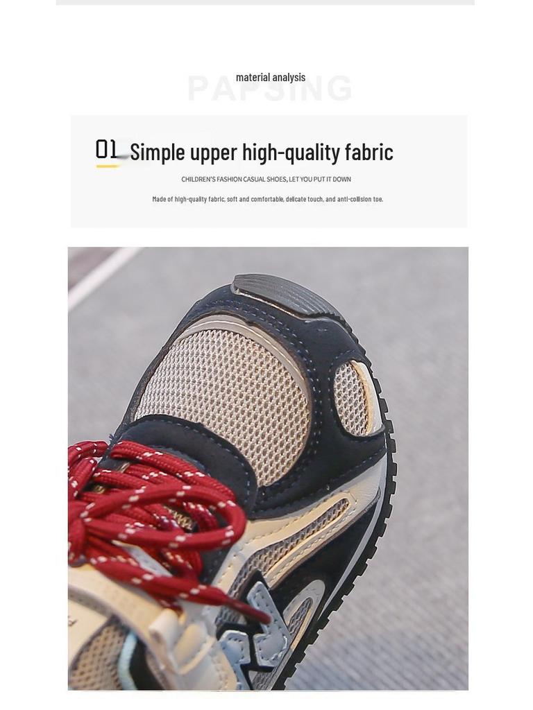Korean Running Shoes for Kids: 2025 Spring/Autumn Fashion Sneakers for Medium and Large Girls and Boys