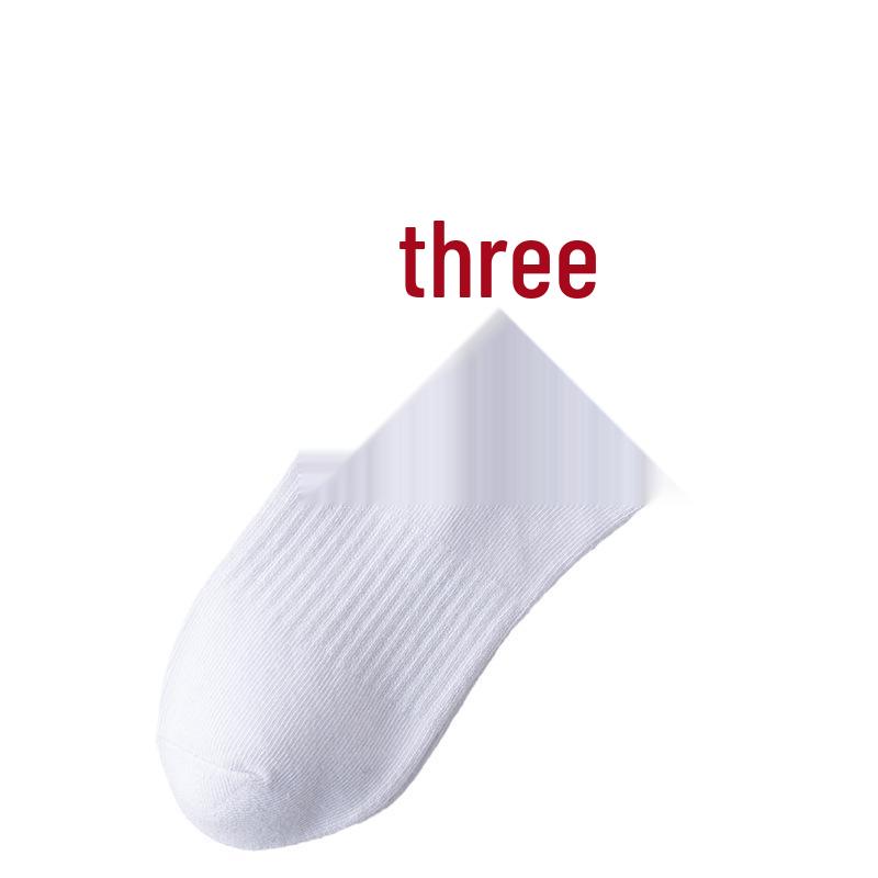 Kids' White & Black Mid-Calf Cotton Socks - Thick Striped Sports Socks for Boys & Girls, Spring & Autumn.