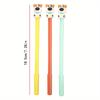 Back To School Season 10pcs 0.5mm Creative  Dull Dog Gel Pen Cute Cartoon Learning Stationery Office Supplies Water-based Signature Pen