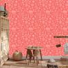 Wallpaper School Supplies Coral, Coral Background for Living Room and Bedroom 50x1000