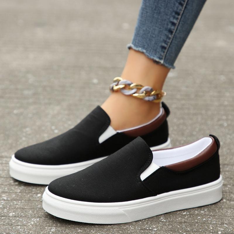 New thick baseplate shoes one pedal low-top fashion sports and leisure single shoes women