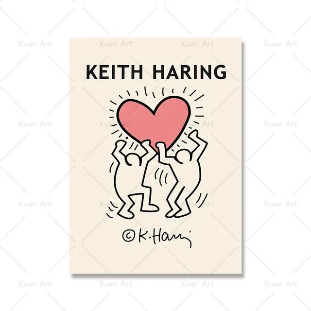 Modern Abstract Aesthetics Wall Art Retro Pop Stick Figure HD Oil On Canvas Poster Print Home Bedroom Living Room Decor Gift No Frame