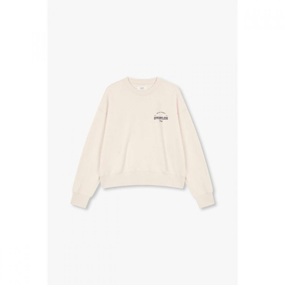 Studio Tomboy Double Sided Print Sweatshirt 9195122111ar 05 (cream)/One size