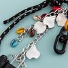 Multifunctional Nylon Cord Bag Hanging Charm Contemporary Keychain Pendant for Fashion Enthusiasts Daily Use Casual Wear