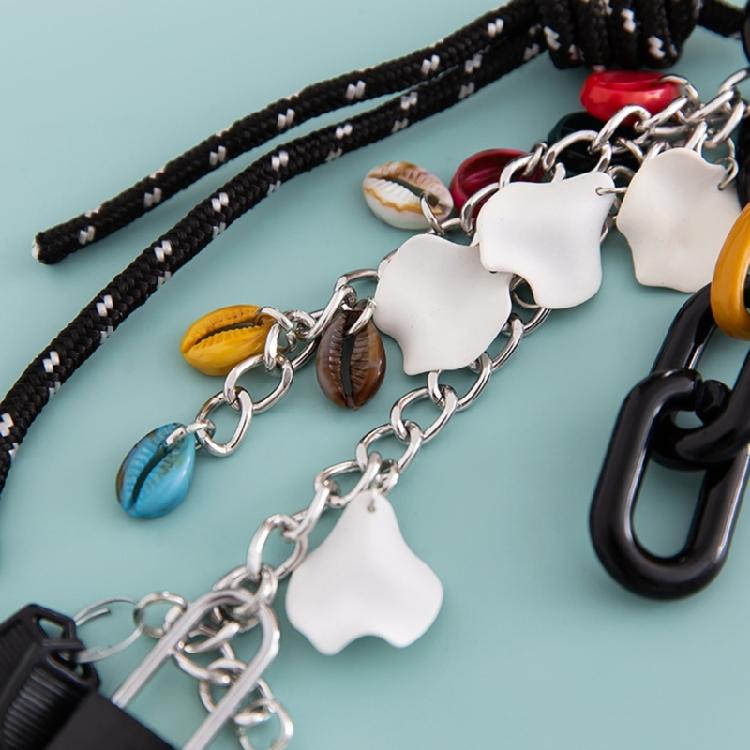 Multifunctional Nylon Cord Bag Hanging Charm Contemporary Keychain Pendant for Fashion Enthusiasts Daily Use Casual Wear