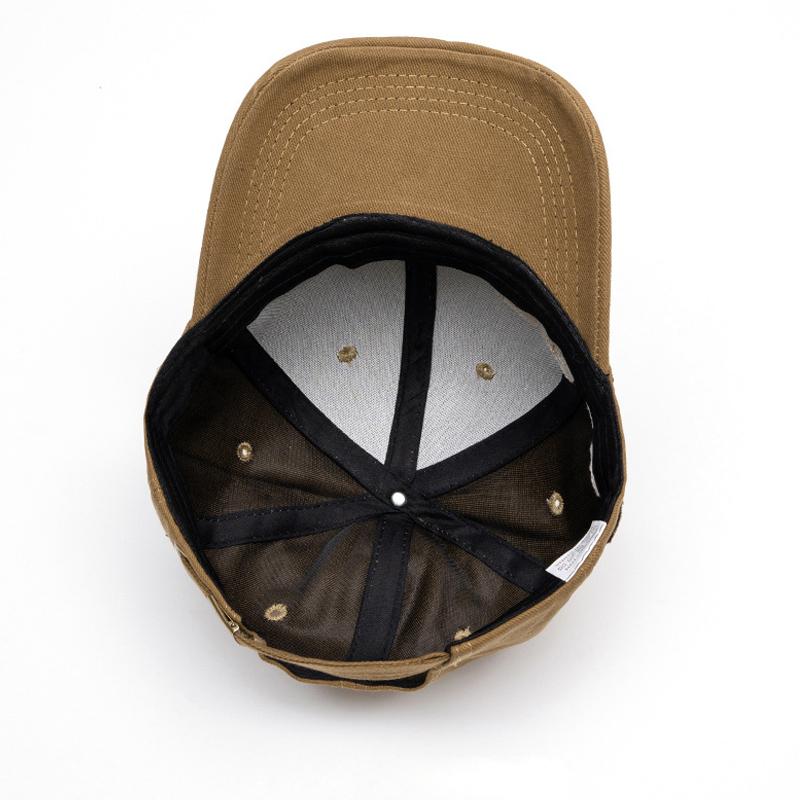 Hole Embroidered Letter Baseball Cap Spring Autumn Cap Unisex Outdoor Sunscreen Hat For Men Women