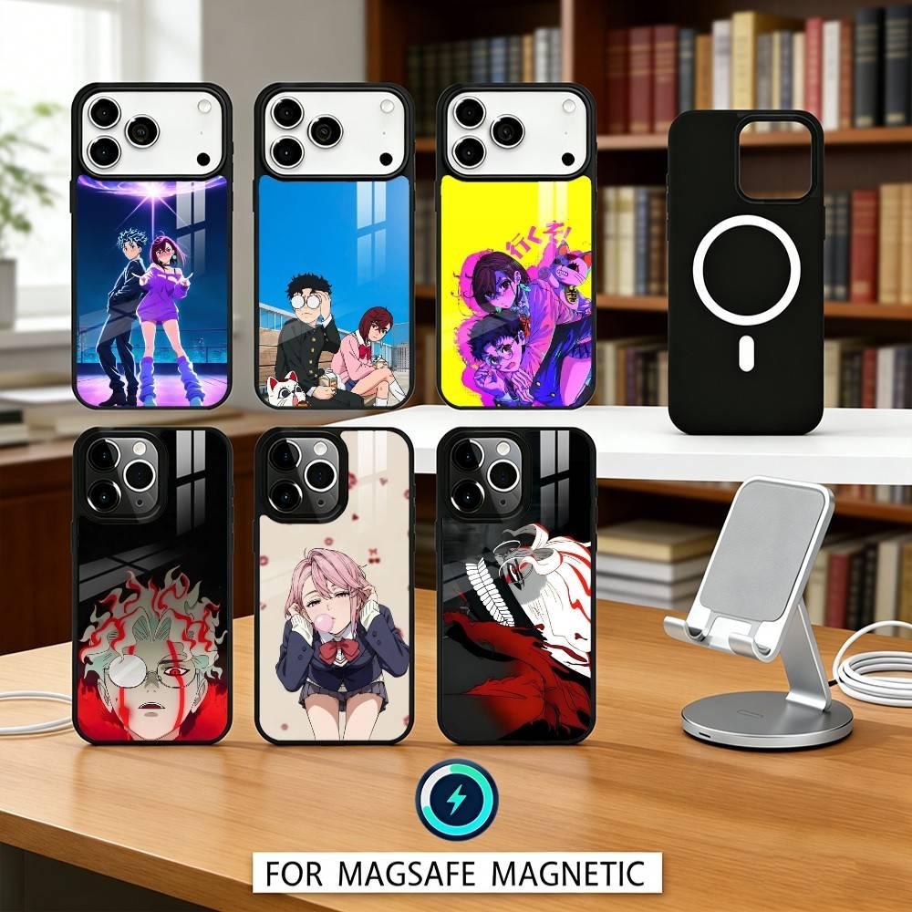 1PC Anime D-Dandadan Phone Case For iPhone 17,16,15,14,13,12,Pro,Max For Magsafe Magnetic Wireless Charging