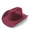 Western Style Wide Brim Sun Protection Hat For Men Women