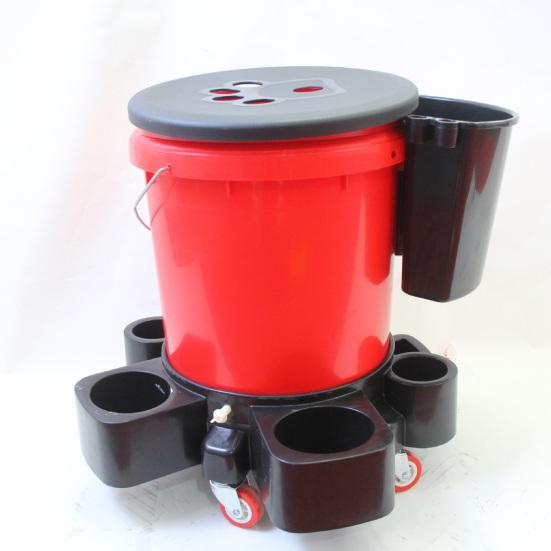 Car Wash Bucket Organizer Multipurpose Detailing Cleaning PP Material for Home Kitchen Auto Care Supply