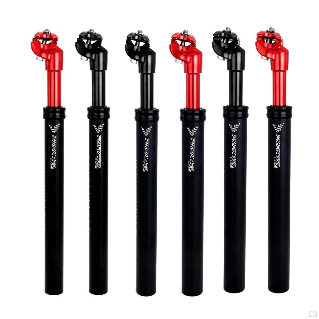 Bike Suspension Seat Post Adjustable 13.78inch Accessory Shock Absorber Damper Replacement for