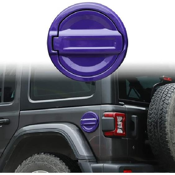 Purple Gas Cap Cover Fuel Tank Trim for 18+JL Jeep Wrangler Exterior Accessories