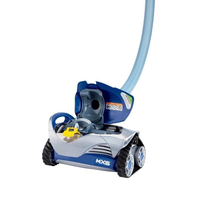 ZODIAC - Robot nettoyeur aspirateur hydraulique fond et parois - MX6 - Pour piscines jusqu'à 10x5m