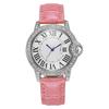 Fashion Lady Quartz Watch With Leather Strap For Casual Wear