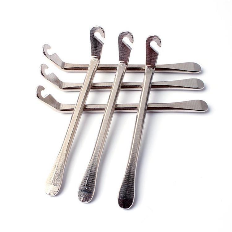 

Bicycle Tire Lever Tools: Iron Tire Lever, Tire Repair Tool, Pry Bar, Tire Remover, Crowbar 12 cm серебряный