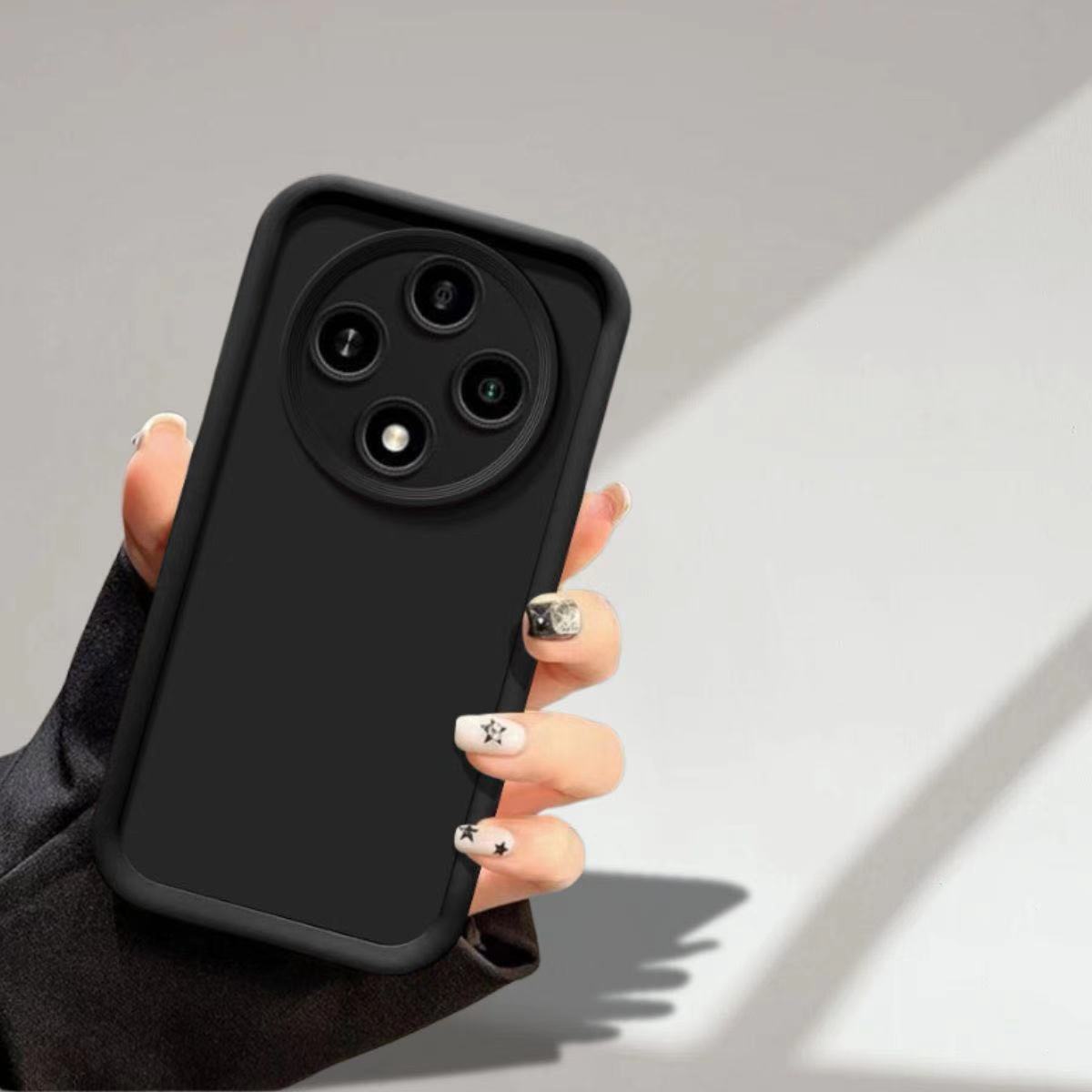 

For Xiaomi Redmi 14C Case Xiaomi Redmi 14C 4G Cover Funda Luxury TPU Shockproof Soft Silicone Phone Cover For Xiaomi Redmi 14C Redmi 14C 4G чёрный