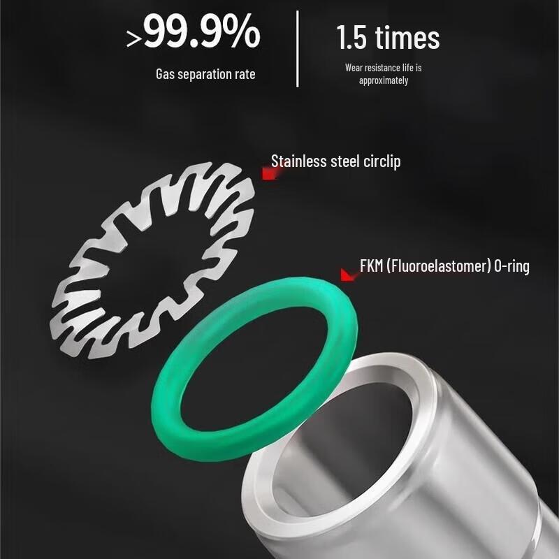 Jundingying 304 Stainless Steel Pneumatic Quick Connector