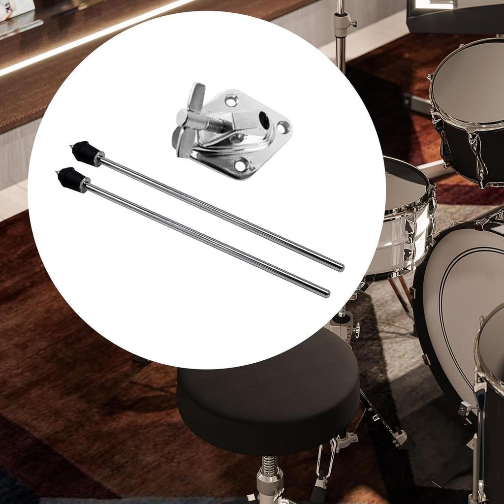 Kick Drum Legs Drum Feet Percussion Instrument Anti Skid Parts Bass Drum Stand Legs Drum Stands Bracket for Drum Accessories, 1 Set