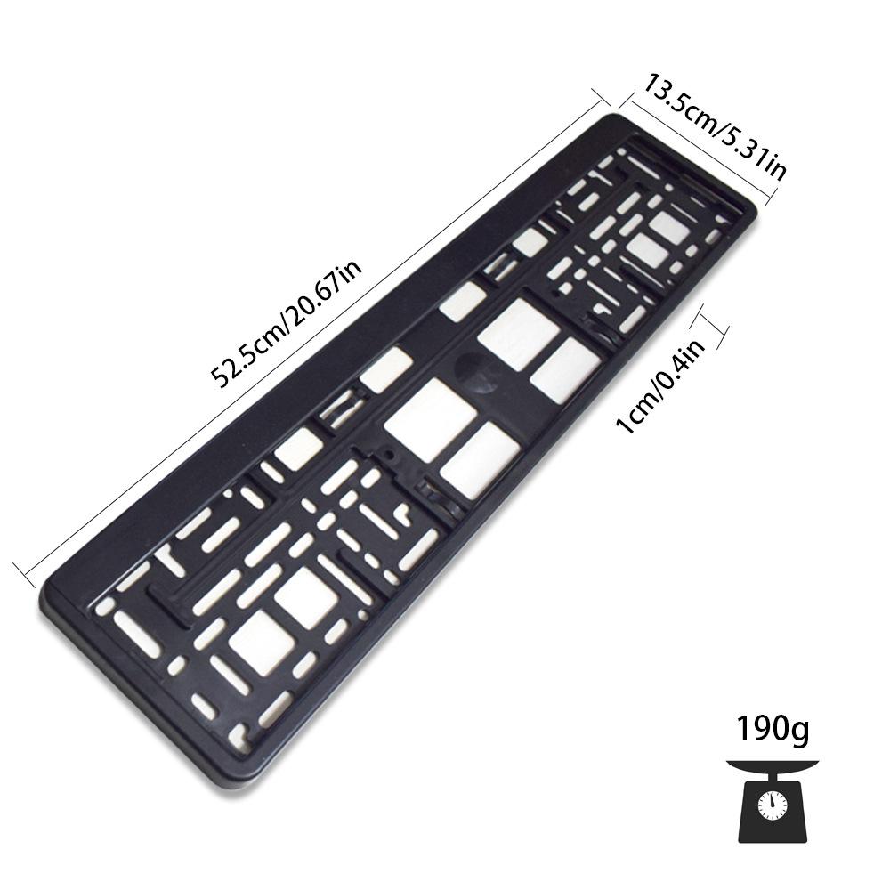 

Европейский держатель номерного знака ЕС, АБС-пластик, Расширенная версия