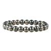 European American Cool Style Moonstone Gradient Bead Elastic Bracelet, Stackable for a High-End Daily Look