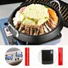 KOSUN Korean Style Frying Pan Round Double Ear Seafood Stew Pot Nonstick Durable Stir Fry Rice Cake Pot for Household Cooking