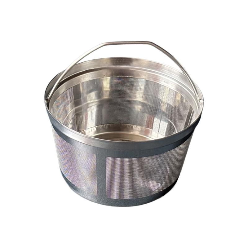 652F Generic Coffee Filter Basket Nonrust Steel Fine Meshes Screen Durable Construction Suitable with Most Brewer