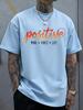Men Graphic Print Casual Short Sleeve T-Shirt, Comfortable Daily Wear S-6XL