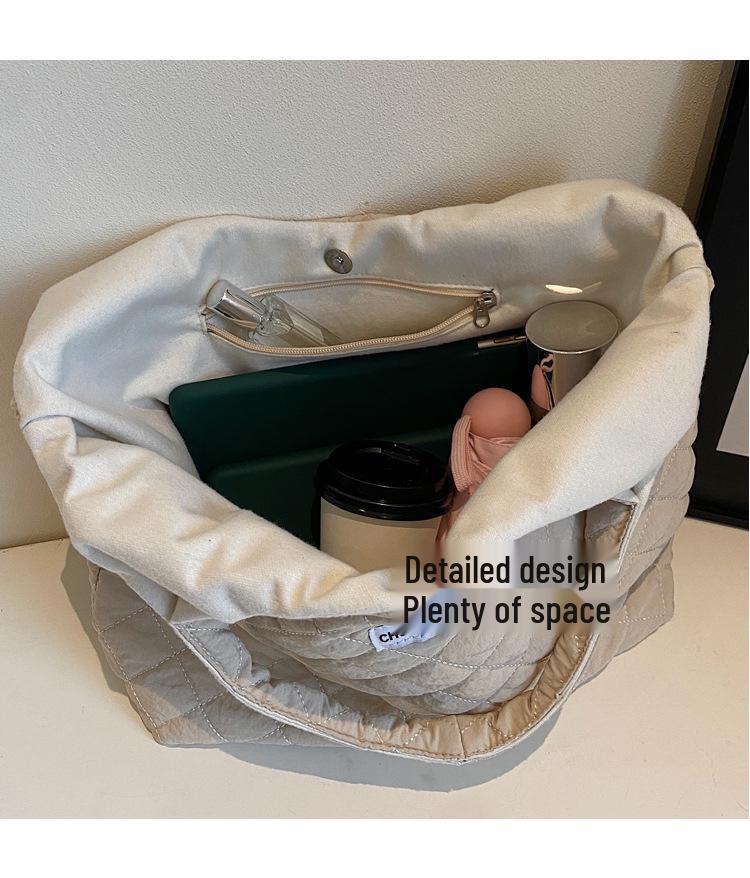 Podzim Zima Velkokapacitní Crossbody Kabelka - Jednoduchý Ležérní Studentský Dojížděcí Styl