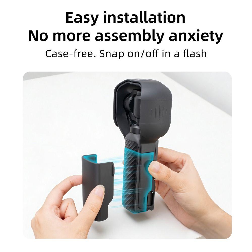 No-Removal Design Flip Protective Case Lens Guard for DJI Osmo Pocket 4 3 Gimbal Camera Accessories